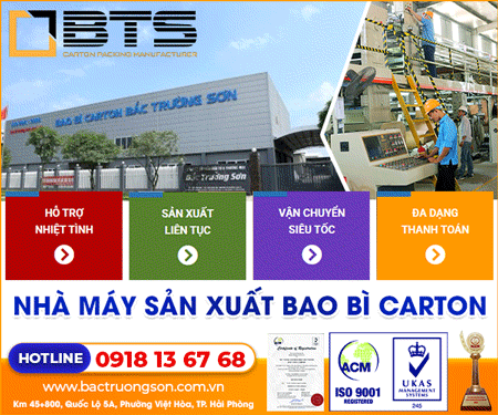 CÔNG TY TNHH ĐầU Tư VÀ THươNG MạI BắC TRườNG SơN - 2BAN BAO BÌ GIấY