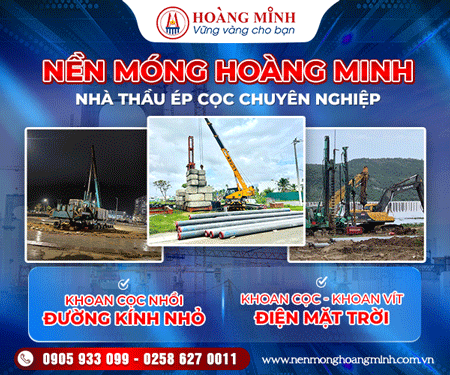 Công Ty TNHH Xây Dựng Nền Móng Hoàng Minh