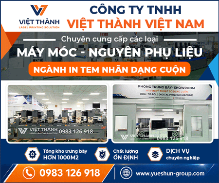 Công Ty TNHH Việt Thành Việt Nam - In tem nhãn