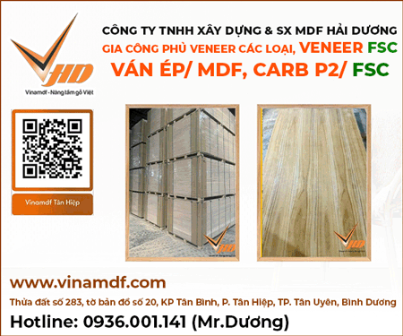 CÔNG TY TNHH XÂY DựNG & SX MDF HảI DươNG - VÁN ÉP