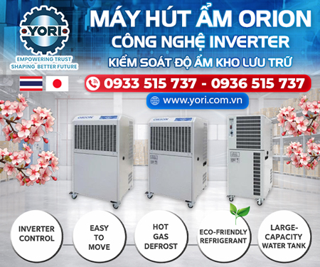 CÔNG TY TNHH THIếT Bị YORI - MÁY HÚT ẩM