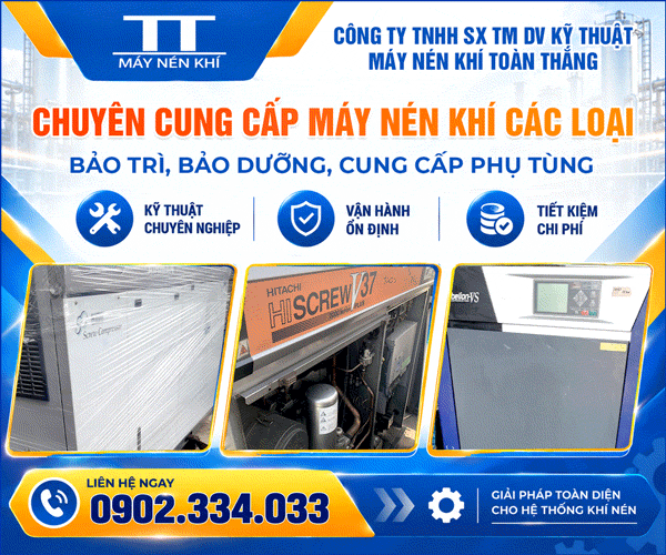 Công Ty TNHH SX TM DV Kỹ Thuật Máy Nén Khí Toàn Thắng