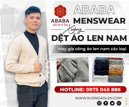 Xưởng Dệt May áo Len Nam ABABA