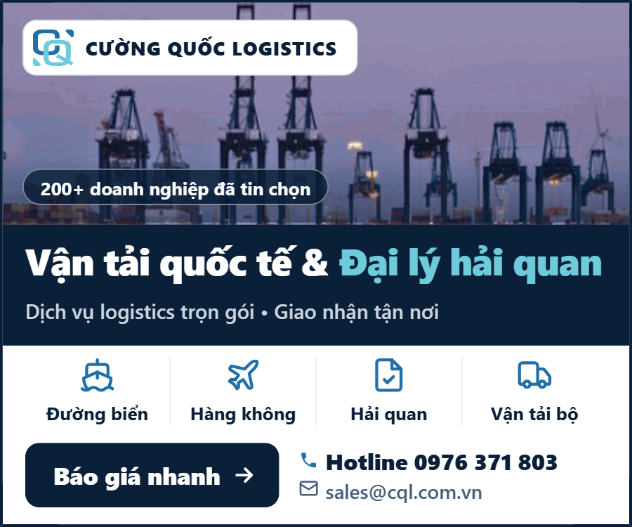 CÔNG TY TNHH GIAO NHậN VậN TảI CườNG QUốC
