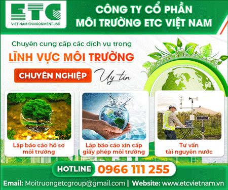 CÔNG TY Cổ PHầN MÔI TRườNG ETC VIệT NAM