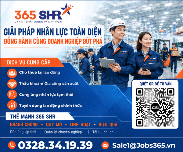 CÔNG TY TNHH ĐầU Tư VÀ PHÁT TRIểN NGUồN NHÂN LựC 365 SHR