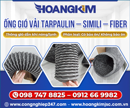 Công Ty Cổ Phần Công Nghiệp Hoàng Kim - Hệ thống thông gió