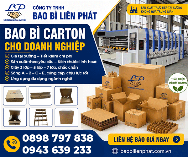 CÔNG TY TNHH BAO BÌ LIÊN PHÁT - THÙNG CARTON