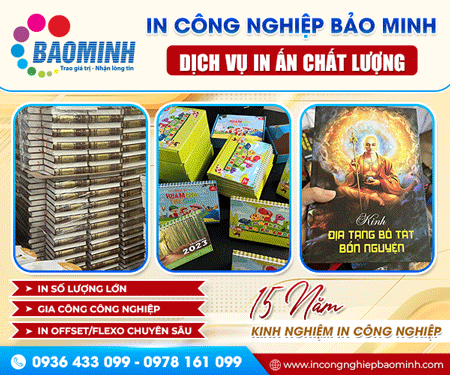 CÔNG TY Cổ PHầN THIếT Kế VÀ IN CÔNG NGHIệP BảO MINH