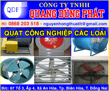 Công Ty TNHH Quang Dũng Phát - Quạt công nghiệp