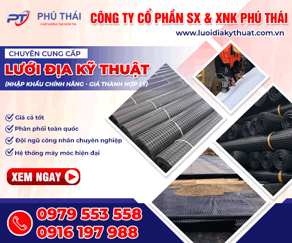 CÔNG TY Cổ PHầN SảN XUấT VÀ XUấT NHậP KHẩU PHÚ THÁI - LướI địA Kỹ THUậT