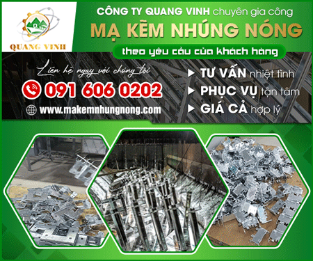 CÔNG TY Cổ PHầN PHÁT TRIểN CÔNG NGHệ QUANG VINH - Mạ KẽM