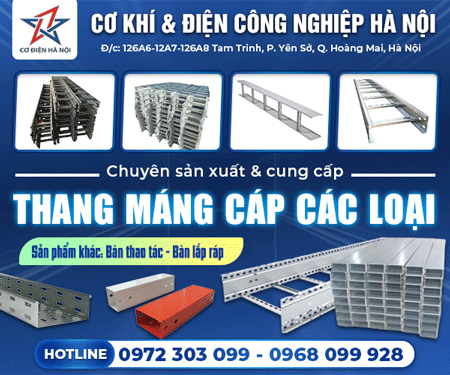 Công Ty TNHH Cơ Khí & Điện Công Nghiệp Hà Nội - Thang máng cáp