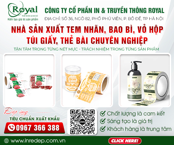 CÔNG TY Cổ PHầN IN VÀ TRUYềN THÔNG ROYAL VIệT NAM