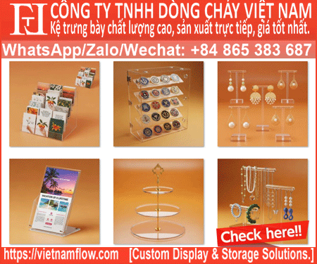 Công Ty TNHH Dòng Chảy Việt Nam - Kệ trưng bày