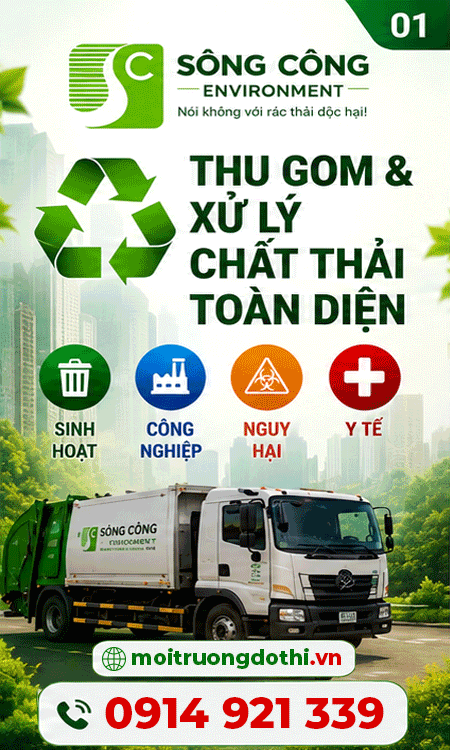 Công Ty TNHH Thương Mại - Dịch Vụ Sông Công - Xử lý chất thải