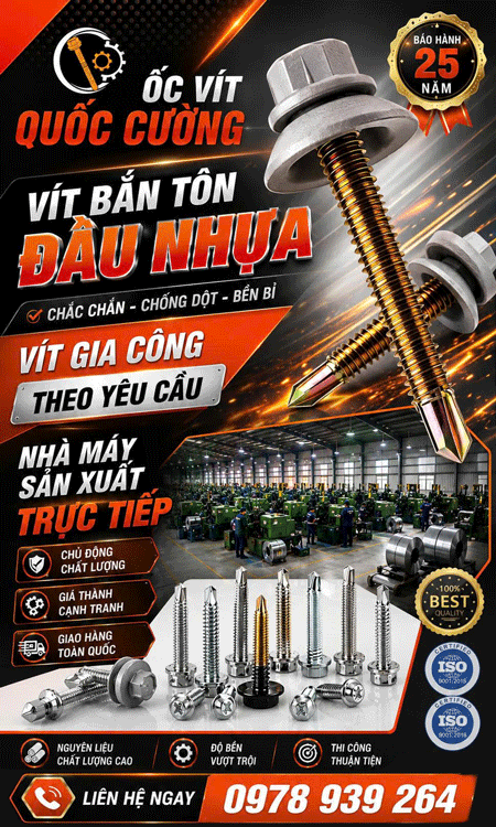 CÔNG TY TNHH SảN XUấT ốC VÍT QUốC CườNG - VÍT BắN TÔN
