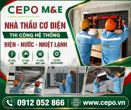 NHÀ THầU Cơ ĐIệN CEPO M&E